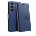 WALLET-S25PLUSBLEU - Etui Galaxy-S25 PLUS logements carte fonction stand coloris bleu