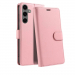 WALLET-S25PLUSROSE - Etui Galaxy-S25 PLUS logements carte fonction stand coloris rose