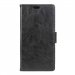 WALLETFEVERNOIR - Etui type portefeuille coloris noir pour Wiko Fever avec rabat latéral fonction stand