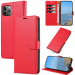 WALLETIP11PROROUGE - Etui portefeuille iPhone 11 PRO coloris rouge rabat latéral articulé fonction stand
