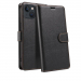 WALLETIP13MININOIR - Etui portefeuille iPhone 13-Mini coloris Noir rabat latéral articulé fonction stand
