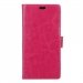 WALLETLGK3FUSHIA - Etui pour LG K3 rabat latéral fushia fonction stand logement cartes