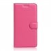 WALLGRAINLENNY3FUSHIA - Etui portefeuille fushia Wiko Lenny-3 rabat latéral fonction fushia
