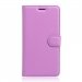 WALLGRAINLENNY3VIOLET - Etui portefeuille violet Wiko Lenny-3 rabat latéral fonction fushia