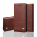 WALLMAGN-IPXSMAXMARRON - Housse Etui iPhone XS Max rabat latéral marron aimant invisible