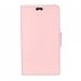WALLRIDGE4GROSE - Etui type portefeuille rose pour Wiko Ridge 4G avec rabat latéral articulé stand