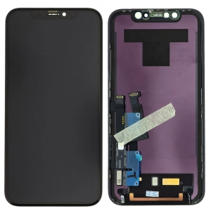 Ecran iPhone-XR (vitre tactile et dalle LCD) coloris noir