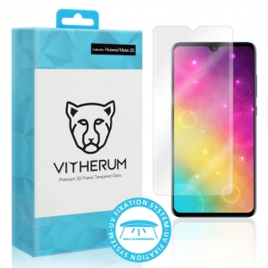 Protection écran Vitherum pour Huawei Mate 20 en verre trempé incurvé  transparent avec colle UV