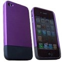 2PARTS-IP4-VIO - Coque 2 Parts violet pour Iphone 4