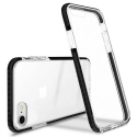 4SMARTS-AIRYIP678NO - Coque antichoc iPhone 7/8/SE(2020) Airy-Shield noire et transparente 