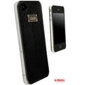 89500 - Coque arrière Krusell Luna Aspect Cuir Noir iPhone 4