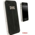 89513 - Coque arrière Krusell Luna Nubuck noir iPhone 4