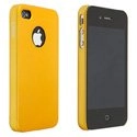 89609_IP4S - Coque arrière Krusell jaune pour iPhone 4S iPhone 4