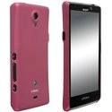 89711-XPERIAT - Coque arrière Colorcover Krusell rose pour Sony Xperia T