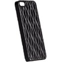 89749-IP5ALU - Coque arrière Krusell AluCover noir iPhone 5 Aluminium Black Wave