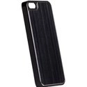 89751-IP5ALU - Coque arrière Krusell AluCover noir iPhone 5 Aluminium brossé