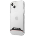 AMHCP13MTCBR - Coque AMG iPhone 13 transparente avec logo AMG ligne rouge