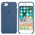 APPLE-MQGN2FE - Coque officielle Apple iPhone 7/8 silicone soft beu cobalt