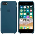 APPLE-MR692FE - Coque officielle Apple iPhone 7/8/SE silicone soft bleu cosmos