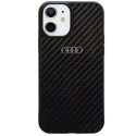 AU-TPUPCIP11-R8 - Coque officielle AUDI pour iPhone 11 et XR en fibres de carbone coloris noir