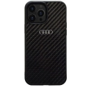 AU-TPUPCIP13P-R8 - Coque officielle AUDI pour iPhone 13 et 13 PRO en fibres de carbone coloris noir