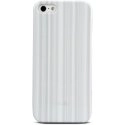 BEEZ-ALLUREIP5PEARLW - BE-EZ Coque LA Cover Allure Pearl White rayures colorés pour iPhone 5s