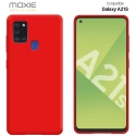 BEFLUOA21SROUGE - Coque souple Be Fluo coloris rouge pour Samsung Galaxy A21s