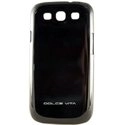 DVBKGLOSSYS3-NOIR - DV0909 Coque rigide noir ultra Glossy pour Samsung Galaxy S3 i9300