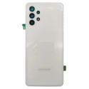 CACHE-A324GBLANC - Face arrière (cache/dos) blanc origine Galaxy A32(4G) avec lentilles photo