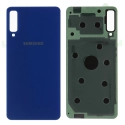 CACHE-A72018BLEU - Dos Samsung Galaxy A7 2018 en verre coloris bleu