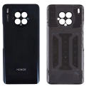 CACHE-HONOR50LITENOIR - Dos cache arrière Honor-50 Lite en verre coloris noir sans lentille photo