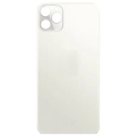 CACHE-IP11PROMAXBLANC - Vitre arrière (dos) iPhone 11 Pro Max coloris blanc en verre