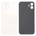 CACHE-IP12BLANC - Vitre arrière (dos) iPhone 12 coloris blanc en verre