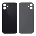 CACHE-IP12MININOIR - Vitre arrière (dos) iPhone 12 Mini coloris noir en verre