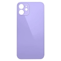 CACHE-IP12VOILET - Vitre arrière (dos) iPhone 12 coloris violet en verre