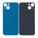 CACHE-IP13BLEU - Vitre arrière (dos) iPhone 13 coloris bleu en verre