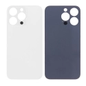 CACHE-IP13PMAXBLANC - Vitre arrière (dos) iPhone 13 Pro Max coloris Blanc en verre