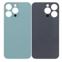 CACHE-IP13PMAXBLEU - Vitre arrière (dos) iPhone 13 Pro Max coloris Bleu en verre