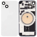 CACHE-IP14BLANC - Vitre arrière (dos) iPhone 14 coloris blanc en verre avec MagSafe