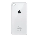 CACHE-IP8BLANC - Vitre arrière (dos) iPhone 8 coloris blanc en verre
