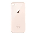 CACHE-IP8GOLD - Vitre arrière (dos) iPhone 8 coloris gold en verre