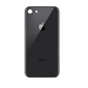 CACHE-IP8NOIR - Vitre arrière (dos) iPhone 8 coloris gris sidéral en verre