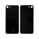 CACHE-IPSENOIR - Vitre arrière (dos) iPhone SE coloris noir en verre