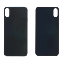 CACHE-IPXNOIR - Vitre arrière (dos) iPhone X coloris noir en verre