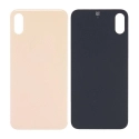 CACHE-IPXSGOLD - Vitre arrière (dos) iPhone Xs coloris gold en verre