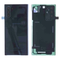 CACHE-NOTE10NOIR - Face arrière vitre du dos noir d'origine Samsung Galaxy Note-10 GH82-20528A