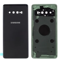 CACHE-S10NOIR - Face arrière vitre du dos noir Samsung Galaxy S10 SM-G973