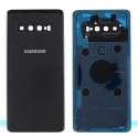 CACHE-S10PLUSNOIR - Face arrière vitre du dos noir Samsung Galaxy S10+ SM-G975