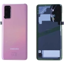 CACHE-S20ROSE - Cache batterie vitre arrière origine Samsung Galaxy S20 coloris rose
