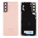 CACHE-S21ROSE - Cache batterie vitre arrière origine Samsung Galaxy S21(5G) coloris Phantom Pink